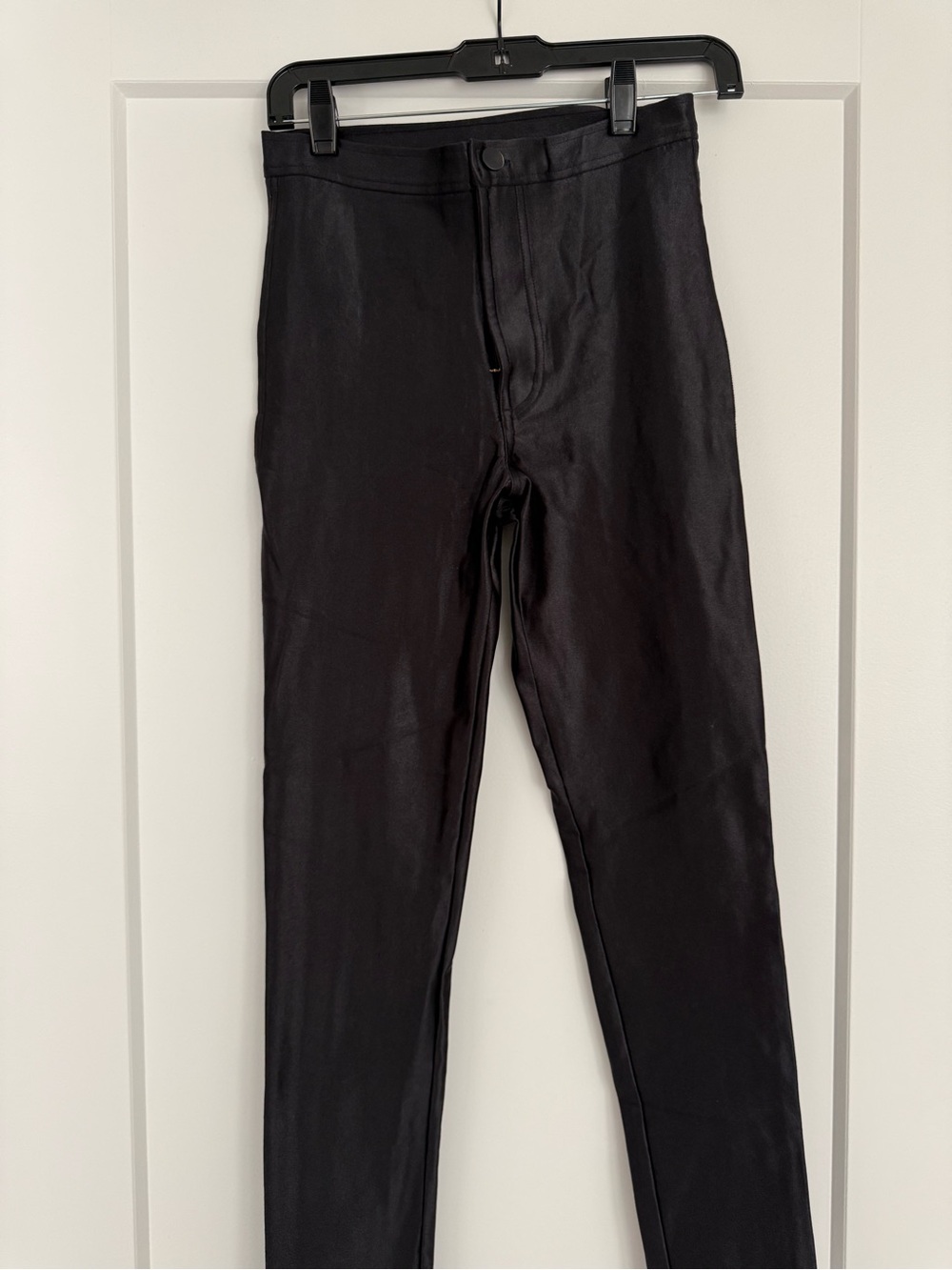 Los Angeles Apparel Black High-Rise Leggings